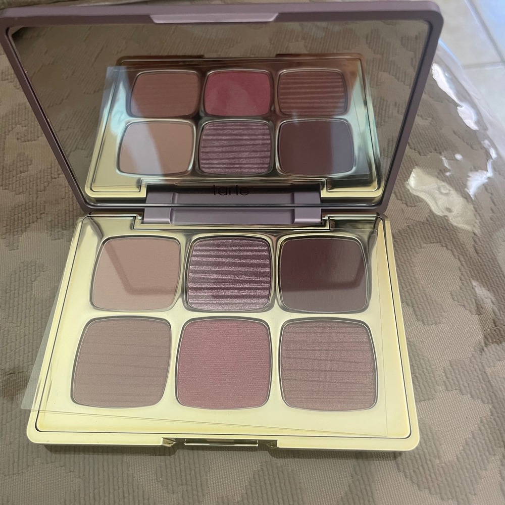 Tarte Tartelette Amazonian Clay Eyeshadow Palette 6 Shades Neutral Shimmer Matte - Picture 2 of 3